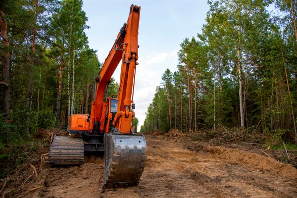 Backhoe Land Clearing in Kokomo